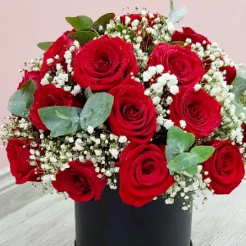 Red Roses For The Most Beautiful Love Day