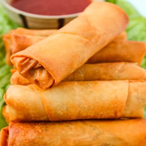  Fried Lumpiang Gulay vegetable 