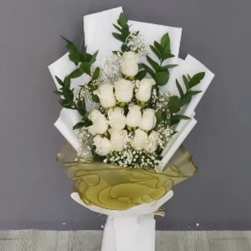 Lovely White Roses