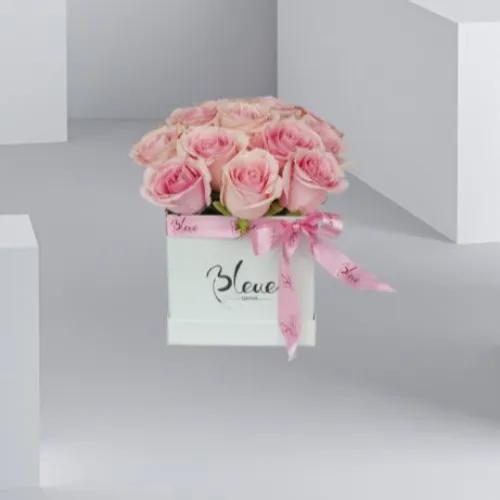 Square Bleue Box –Rosie Pink (Small) - 3038