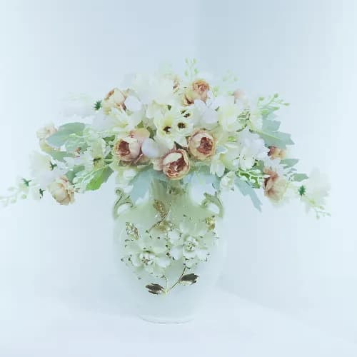 Artificial Flowers Vase