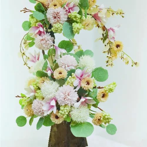 Artificial Flowers Vase