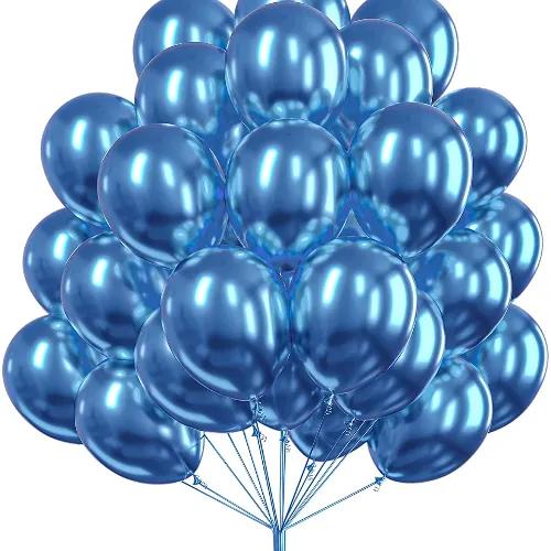 Metallic Blue Balloon