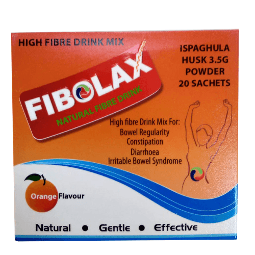 Fibolax Natural Fiber Drink Orange Flavor Sachet 20s