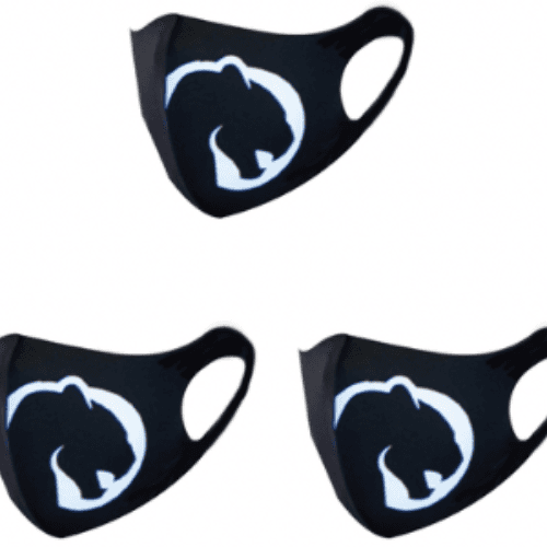 Gympanthere Face Mask Reusable 3 Pieces