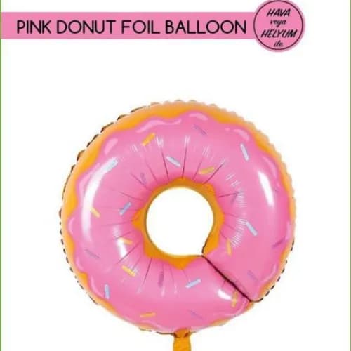 34'' Pink Donut Balloon