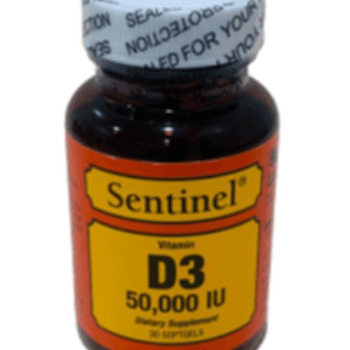 Sentinel D3 50,000 Iu Soft Gel 30'S 27229 - 00S8