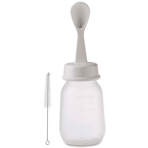 Pigeon Weaning Bottle With Spoon & Cleaning Brush 120ml