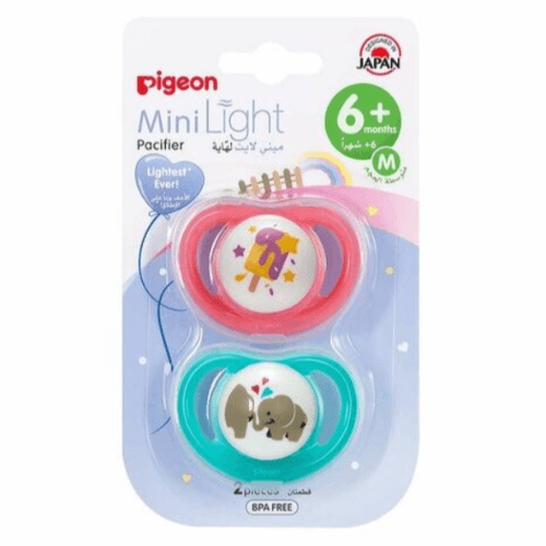 Pigeon Minilite Pacifier Size-M 2 Pieces 6M+78263