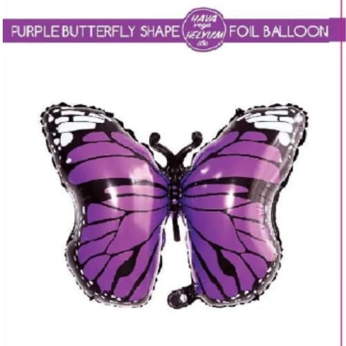 Purple Butterfly Balloon