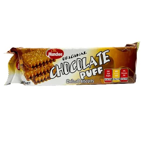 Munchee Original Chocolate Puff Biscuits 200g