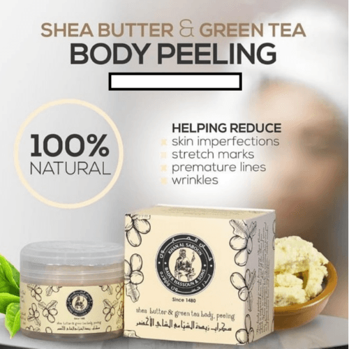 Shea Butter Body Peeling With Green Tea