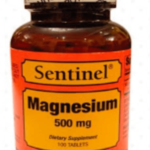 Sentinel Magnesium 500 Mg 100'S 24756 - 00Y1