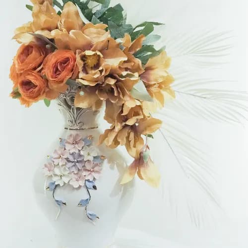 Artificial Flowers Vase