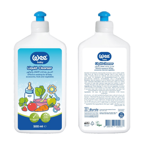 Wee Baby Natural Liquid Cleanser 500Ml