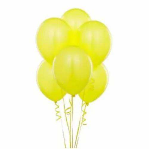 Metallic Yellow Balloon