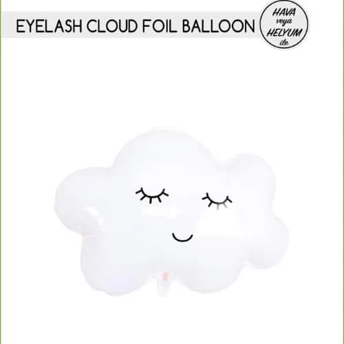 30`` Eyelash Cloud Foil Balloon