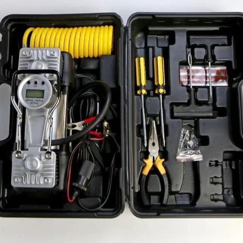 Heavy Duty digital Tyre inflator with repair kit