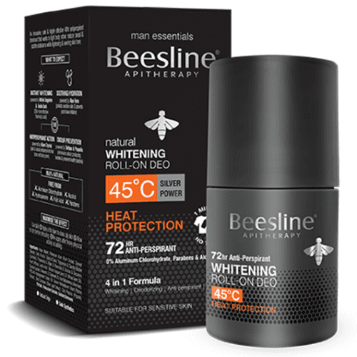 Beesline Roll On Deo Silver Power Heat Protection For Men