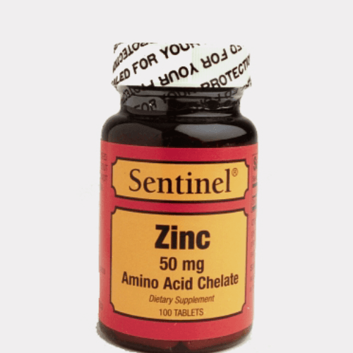 Sentinel Zinc 50Mg Tab 100