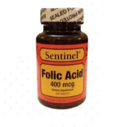 Sentinel Folic Acid 400 Mcg Tab 29819 - 00SM