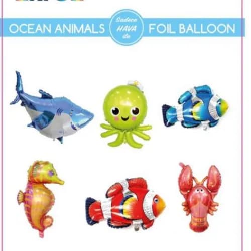 6 Pcs Ocean Set