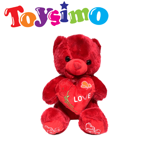 40cm soft red bear