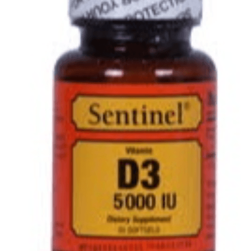 Sentinel D3 5000 Iu Softgel 100'S 30033 - 00X8