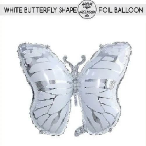 White Butterfly Balloon