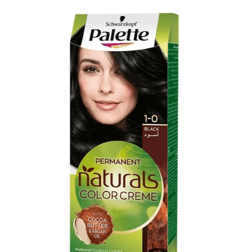 Palette Permanent Natural Colour Cream 1-0 Black - 50Ml