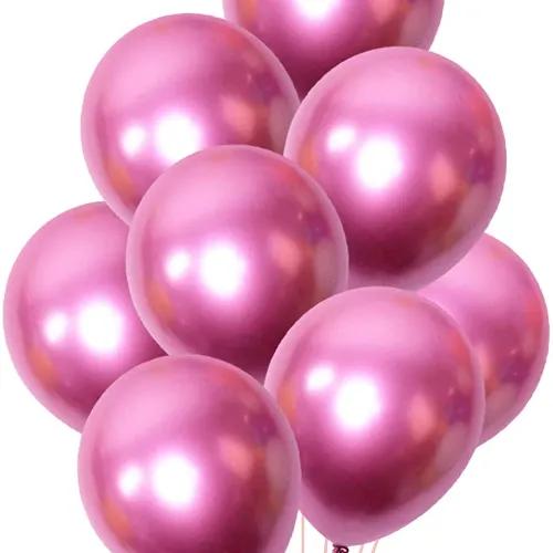 Chrome Pink Balloon