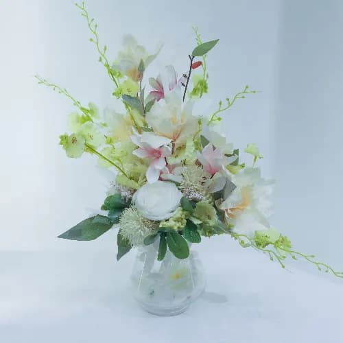 Artificial Flowers Vase