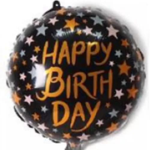 18`` Happy Birthday Foil H3 Balloon