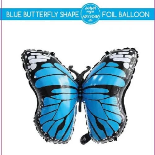 Blue Butterfly Balloon