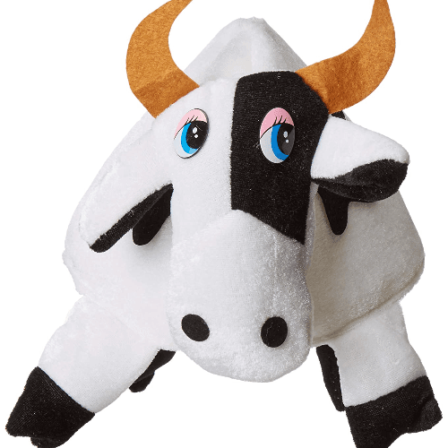 Plush Cow Hat