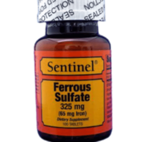 Sentinel Ferorous Sulphate 100'S 16945 - 00X5