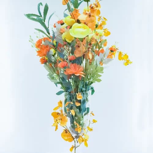 Artificial Flowers Vase