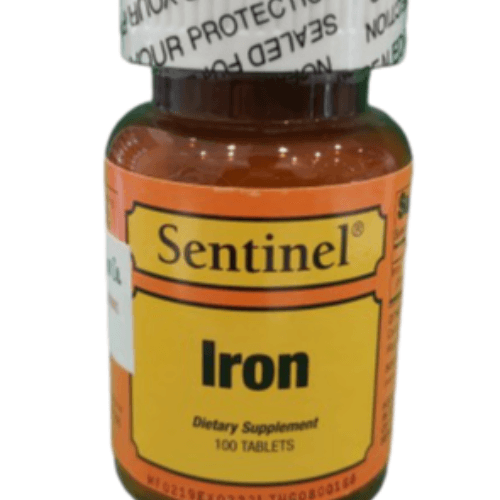 Sentinel Iron Tab 100'S 27627 - 00XV