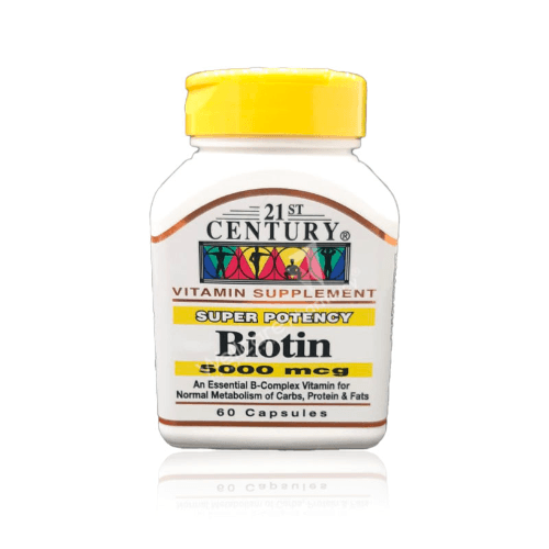 21st Century Biotin 5000 Mcg 60 Cap