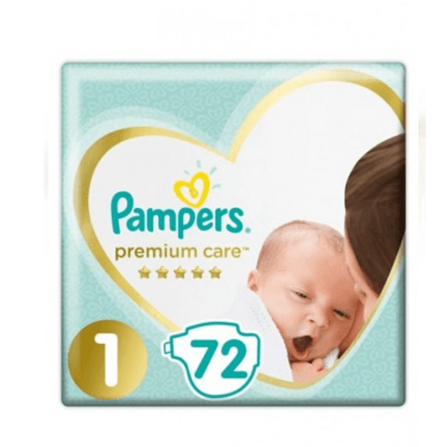 Pampers Premium Protection Size One 72 Diapers