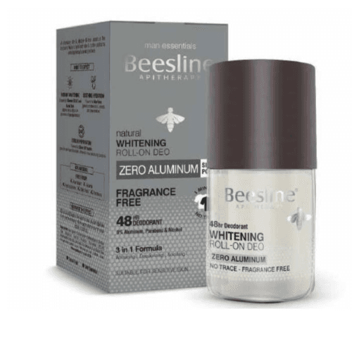 Beesline Whitening Rpll On Deo Zero Aluminum Fragrance Free Silver Power