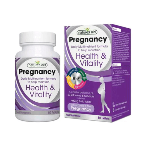 Natures Aid Pregnancy Health & Vitality 60 Tab