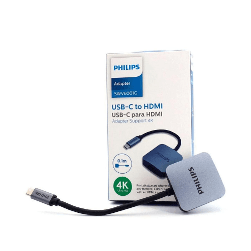 Philips Adaptador Conversor USB-C To HDMI 4K - SWV6001G