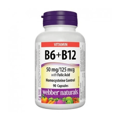 Webber Naturals B6 B12 90 Cap