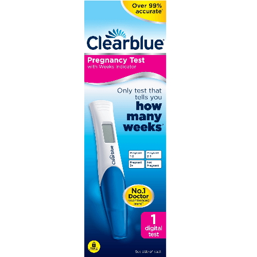 Clearblue Pregnancy Test With Weeks Indicator One Digital Test