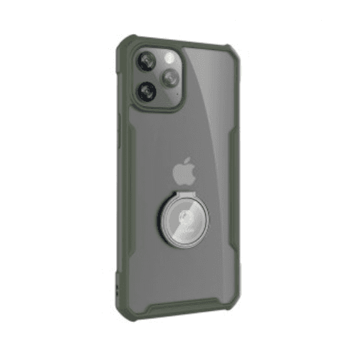 Green Stylishly Tough Shockproof Case With Ring For Iphone 12 Mini (5.4)