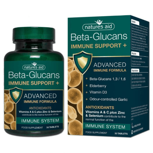 Natures aid beta glucans immune support 30 tab 30 Tab