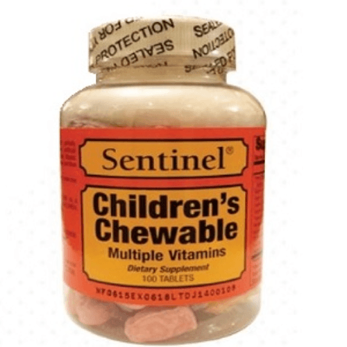 Sentinel Children'S Chewable Vit. Tab 100'S