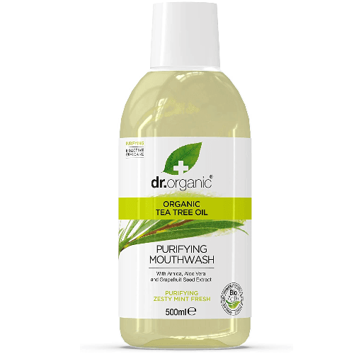 Dr.Organic Tea Tree Oil Mouthwash 500 Ml