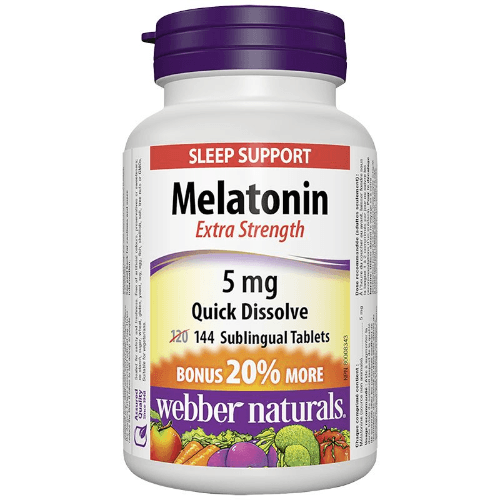 Webber Naturals Melatonin Extra Strength 5 Mg Tab